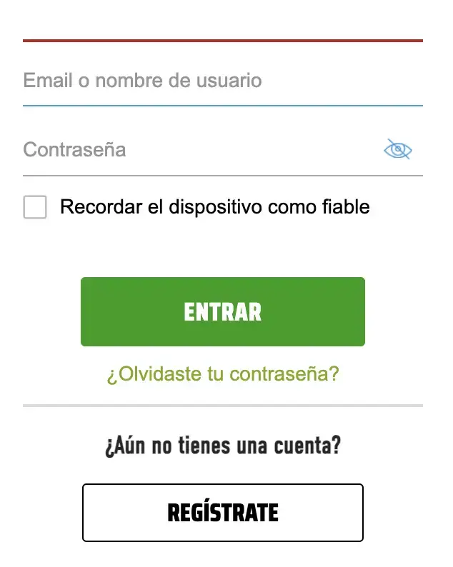 sportium login