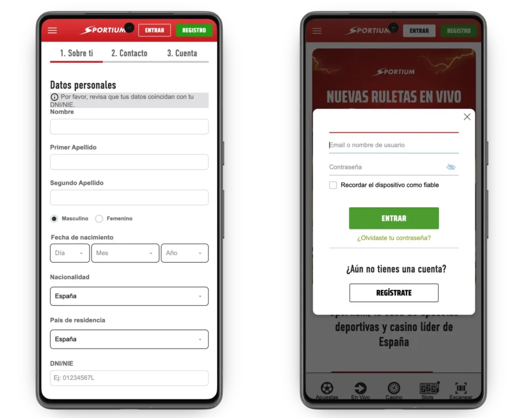 sportium mobile